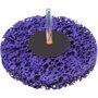 Круг для снятия ржавчины фиолетовый д.100 мм на шпинделе 6мм толщ.13мм